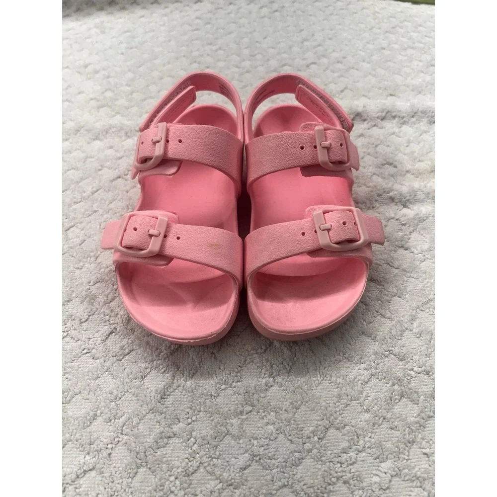 Cat & Jack kids pink sandals w/ straps US 11
